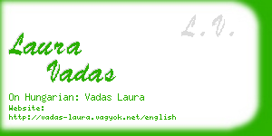 laura vadas business card